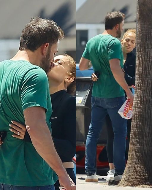 JENNIFER LOPEZ AND BEN AFFLECK GRAB COFFEE AND DOUGHNUTS FROM DUNKIN’