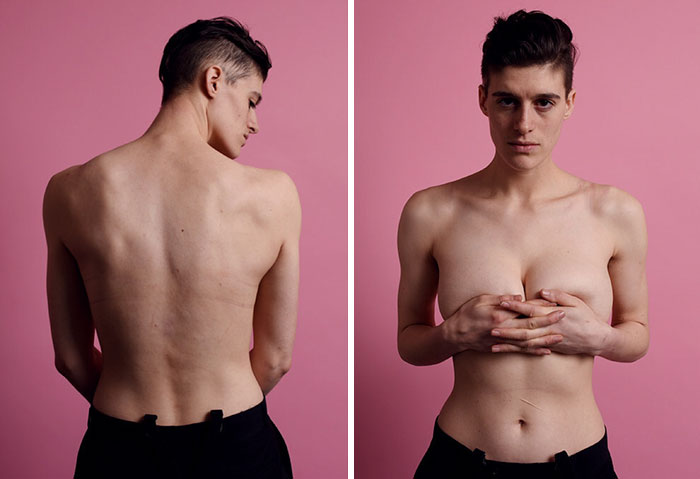 Man Or Woman? Androgynous Model Poses As Both To Challenge Gender Stereotypes