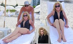 ‘Catwoman’ Jocelyn Wildenstein, 82, seen enjoying luxury Miami Beach vacation with fiancé a year after claiming she was ‘broke’