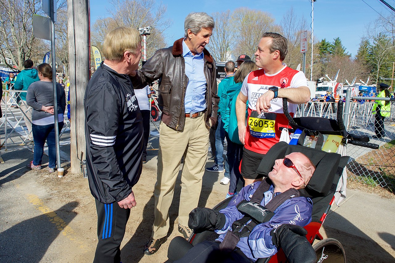 Dad pushes his son with cerebral palsy to finish more than 1,000 races over four decades