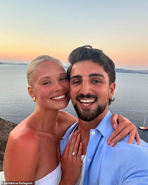 AFL star Josh Daicos announces engagement to Annalise Dalins: ‘My girl for a lifetime’