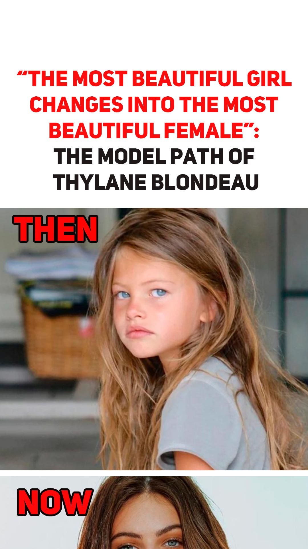 “The most beautiful girl changes into the most beautiful female”: The model path of Thylane Blondeau