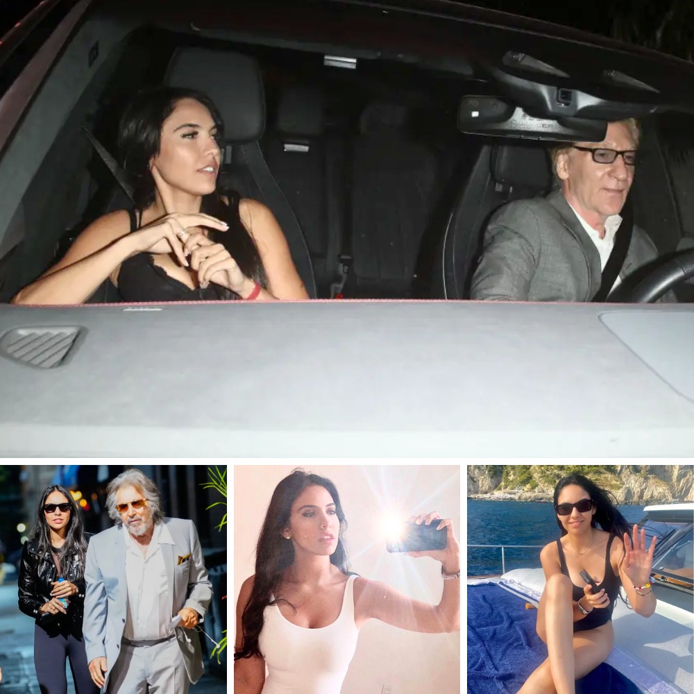 Al Pacino’s Young Girlfriend – Noor Alfallah, 30, Was Seen Leaving the Chateau Marmont Hotel with Bill Maher, 68!!! Has She Left The 84-Year-Old Al Pacino for A Younger Man?