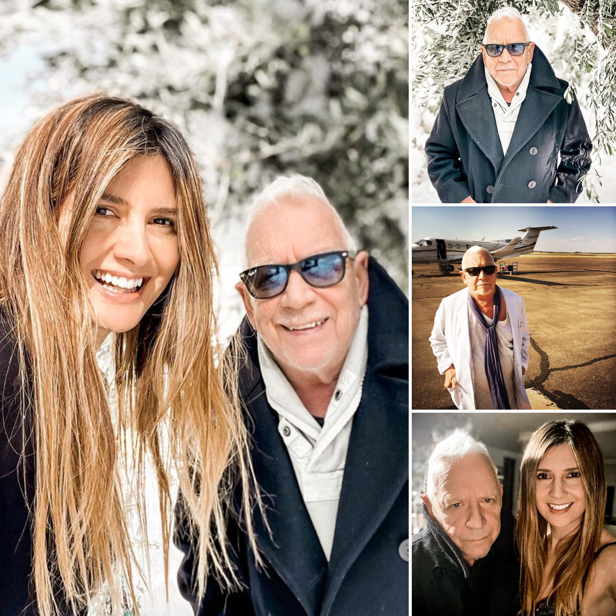 Eric Burdon, 82, immediately bought a $30M private jet to take his wife Marianna Burdon, 40, to a villa in the Himalayas to see the snow