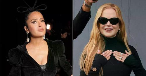 Nicole Kidman slammed for ‘rudely’ shoving Salma Hayek as she’s caught on camera