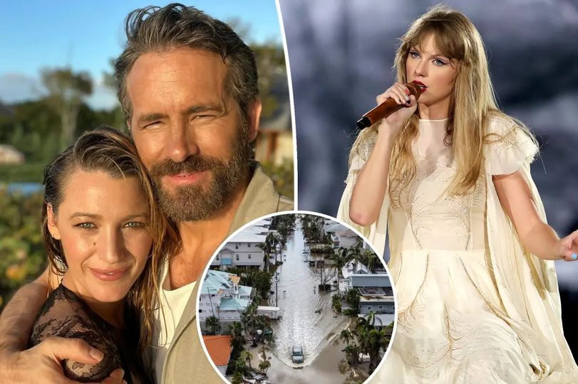 Blake Lively, Ryan Reynolds donate $1M to hurricane relief fund after Taylor Swift’s $5M contribution