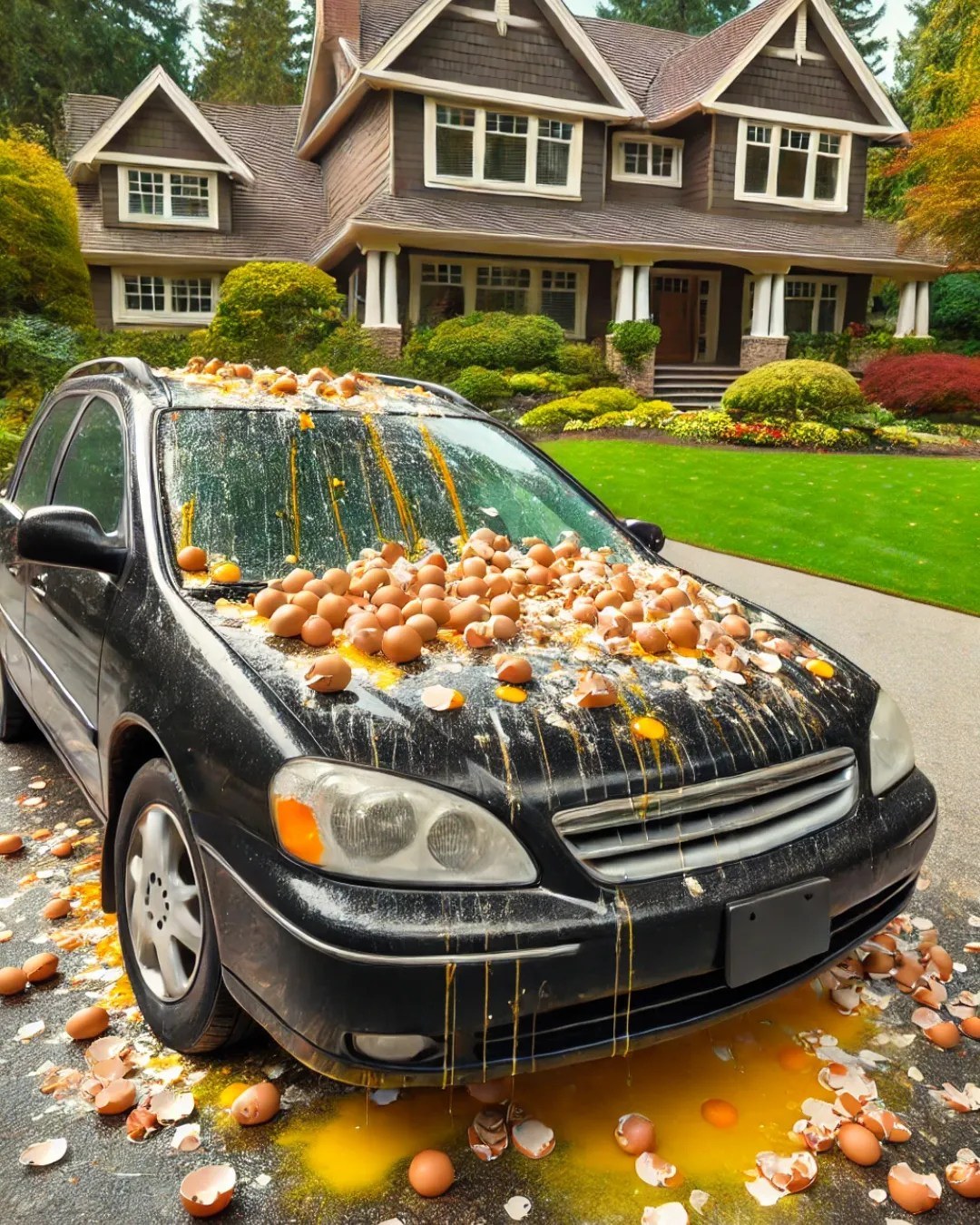 My Neighbor Egged My Car Over Halloween Decorations—You Won’t Believe His Reason