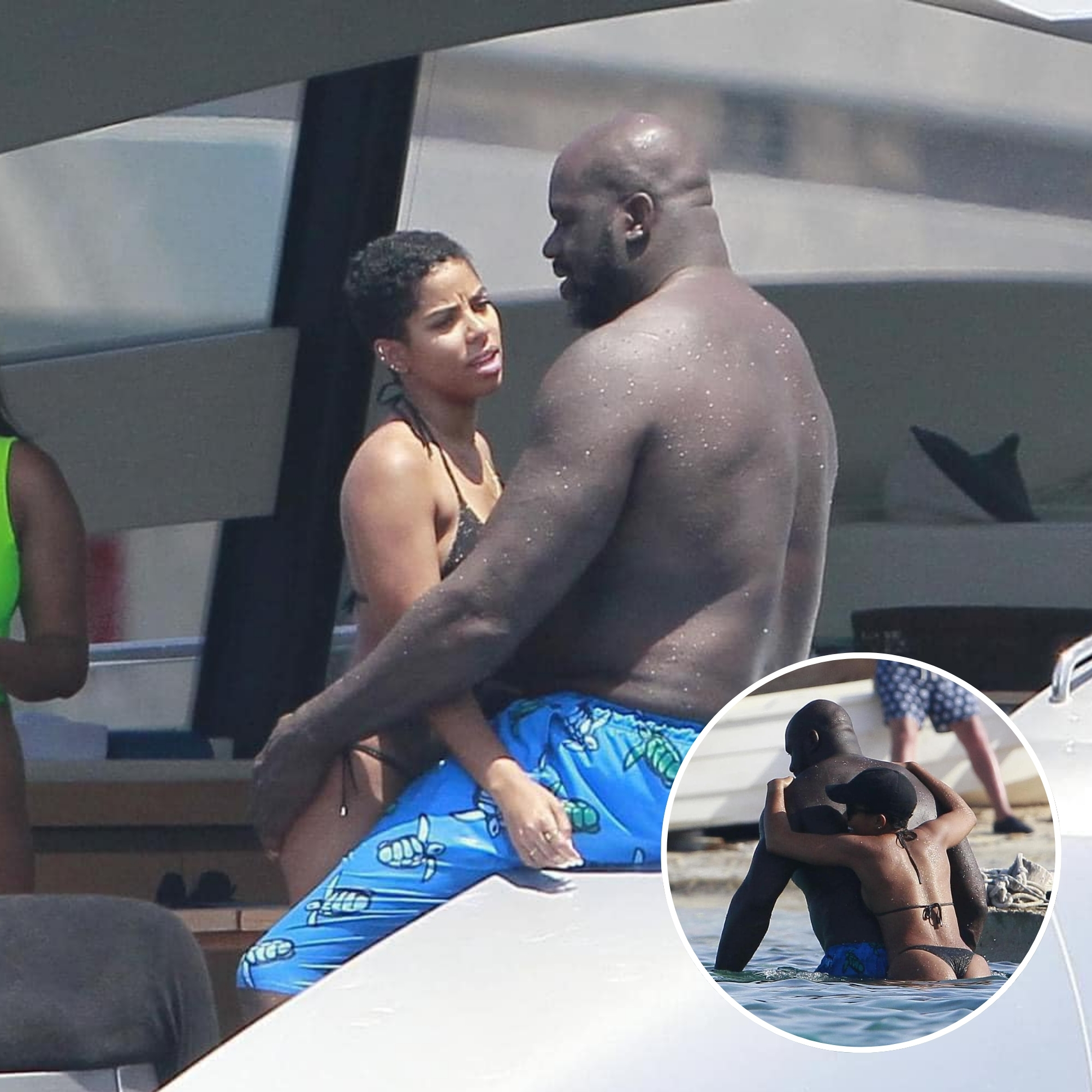 NBA legend Shaquille O’Neal, 52, was photographed traveling with his girlfriend, 22, in Spain on the $75M yacht purchased last year