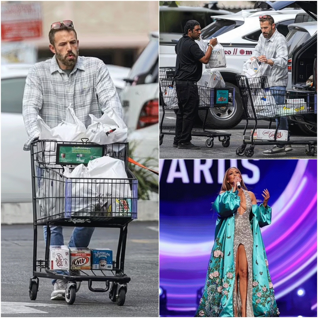 See the humdrum things Ben Affleck bought at a grocery store when ex JLo was kissing a hunky man at AMAs